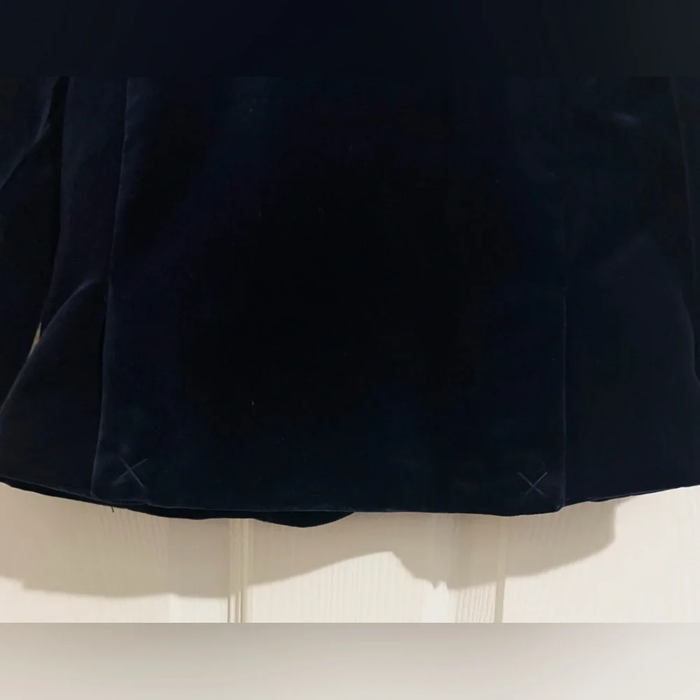 Zara Kids Midnight Blue Velvet Blaze Size 3-4Y